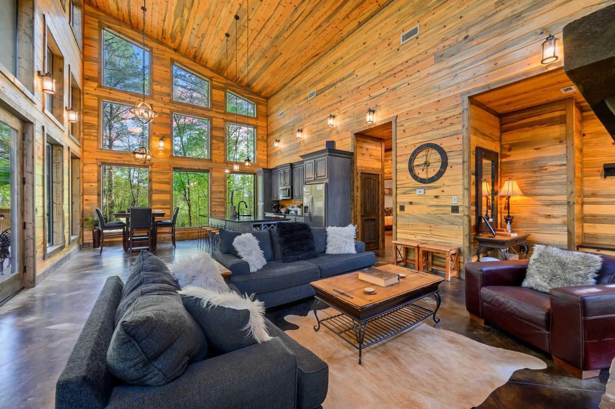 Luxury Cabin In The Woods With Hot Tub And Yard Games! Broken Bow Esterno foto